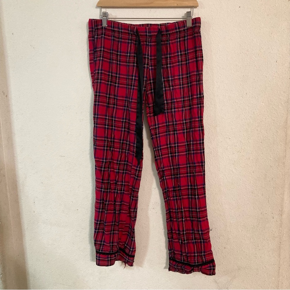 La SENZA Red & Black Plaid Sleep Pants
